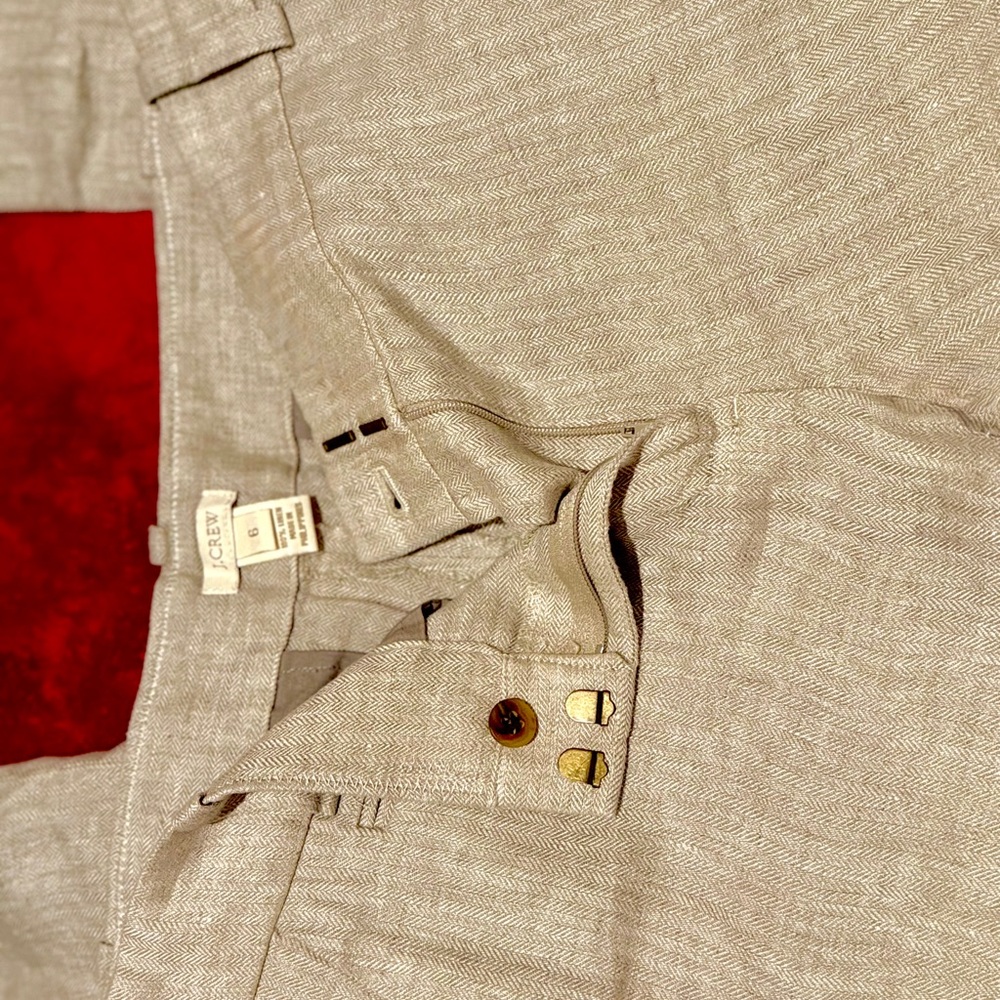 J. Crew Gray Trousers with Textured Fabric